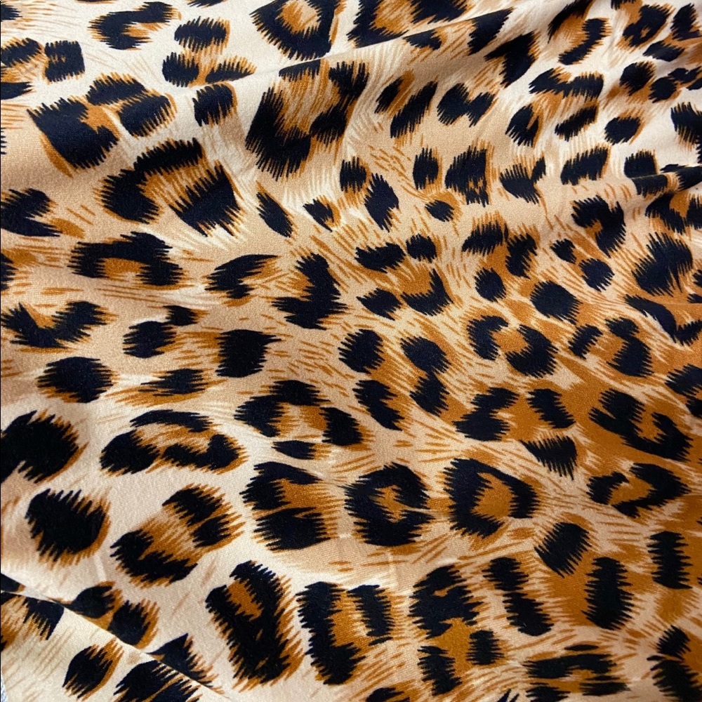 Cheetah print fabric by the yard